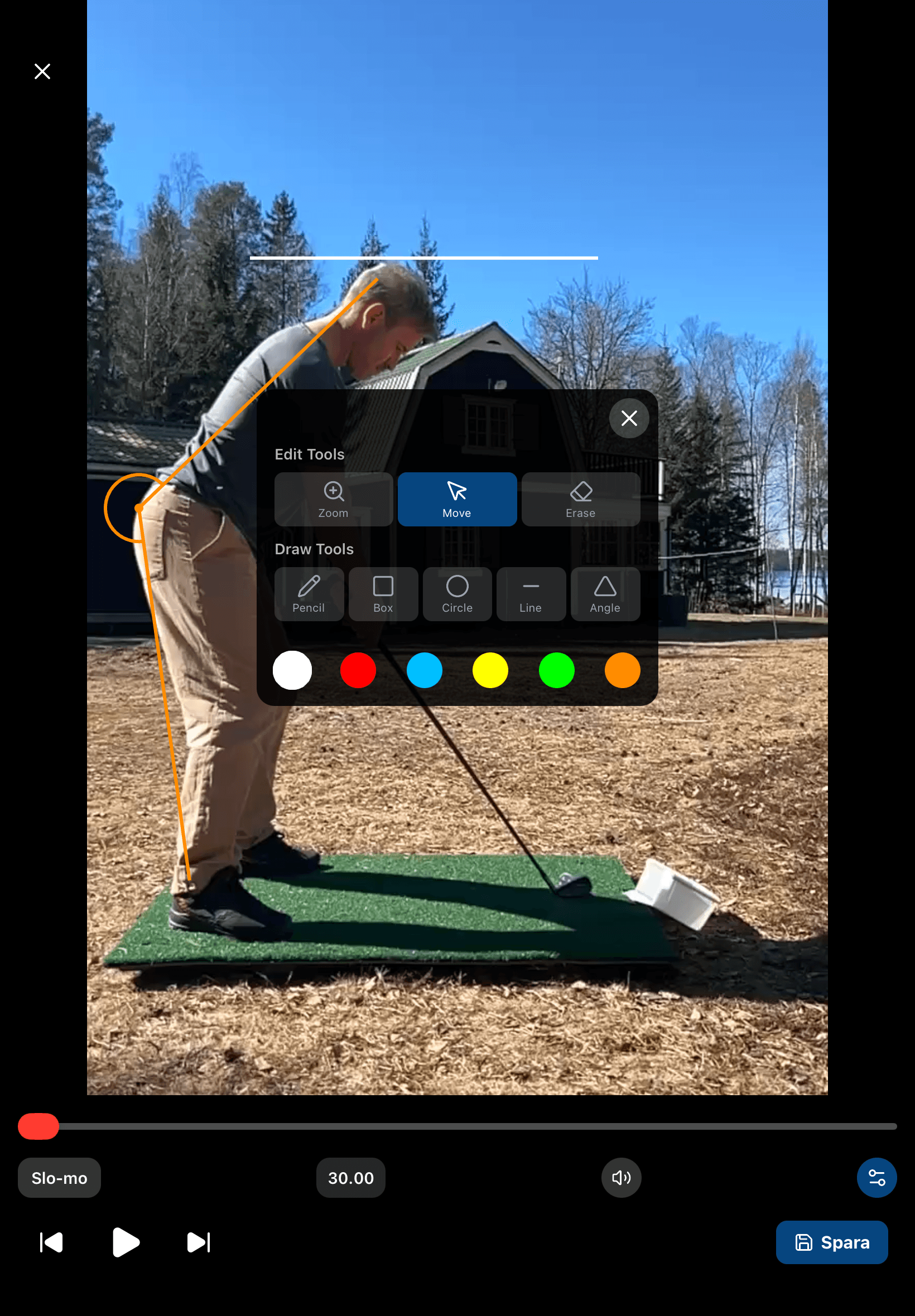 YourGolf Pro - videoanalys på iPad