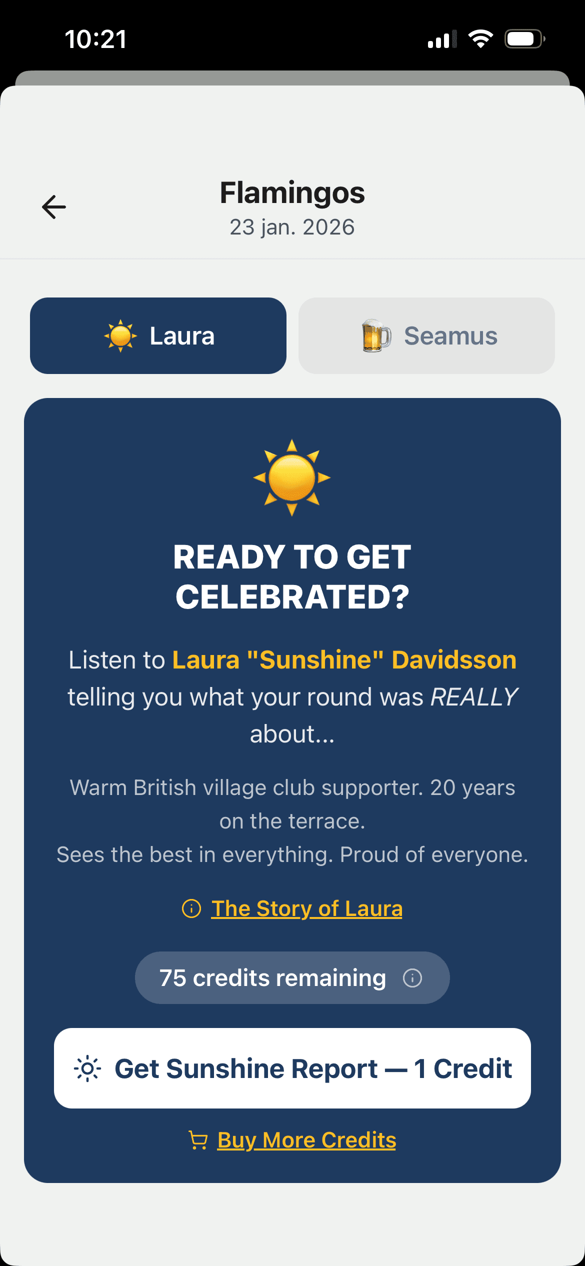 YourGolf Player - Laura gives her analysis of the round
